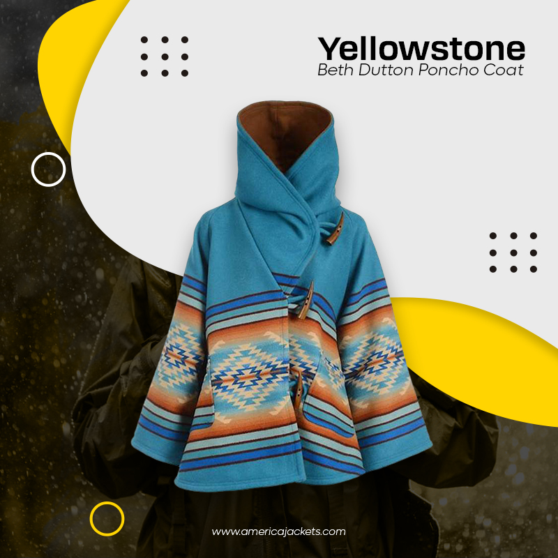 Yellowstone Beth Dutton Poncho Coat