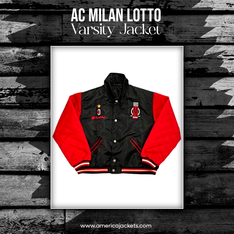 AC Milan Lotto Varsity Jacket