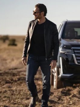 The Cleaning Lady Adan Canto Leather Jacket