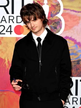 BRIT Awards Joe Keery Black Jacket