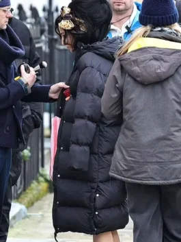 Back To Black Marisa Abela Puffer Coat