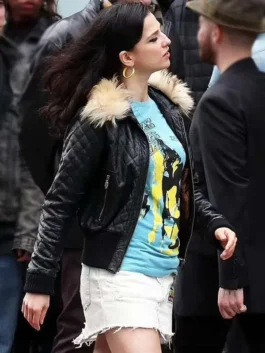 Back To Black Marisa Abela Black Leather Jacket