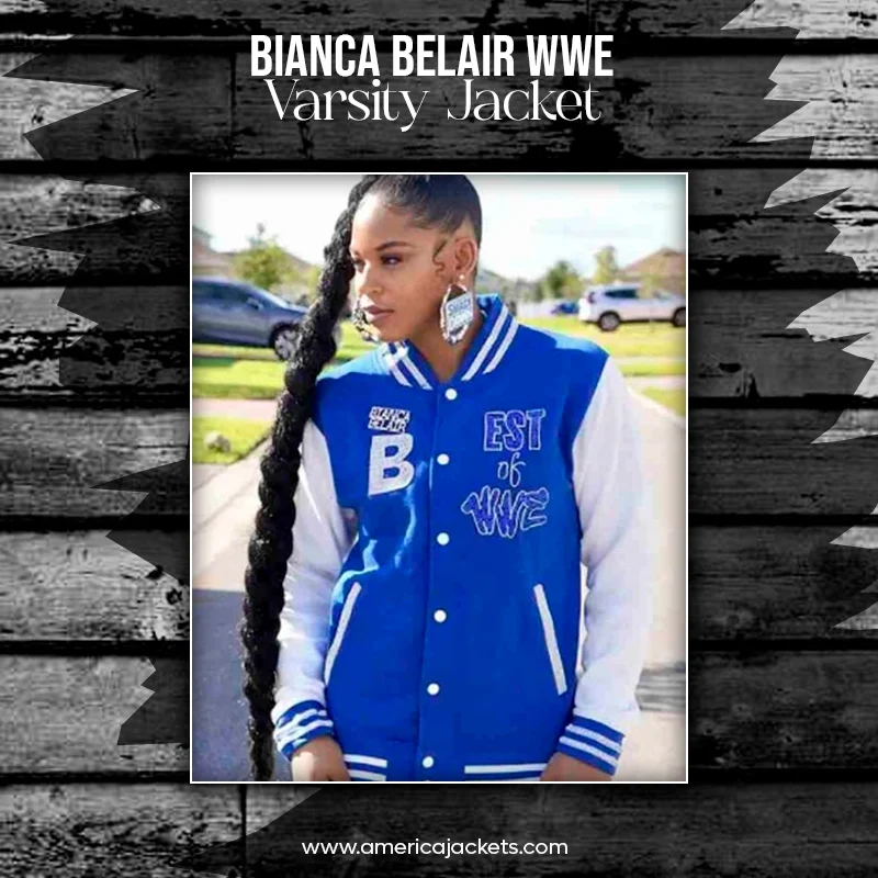 Bianca Belair WWE Varsity Jacket