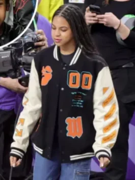 Blue Ivy Carter Super Bowl Varsity Jacket
