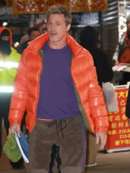 Wolves Brad Pitt Puffer Jacket
