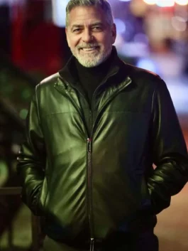 Wolves George Clooney Leather Jacket