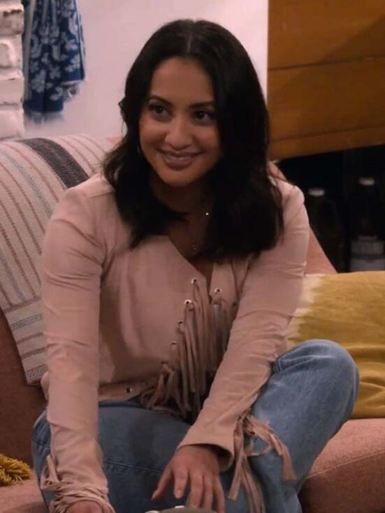 How I Met Your Father 2022 Francia Raisa Fringed Jacket