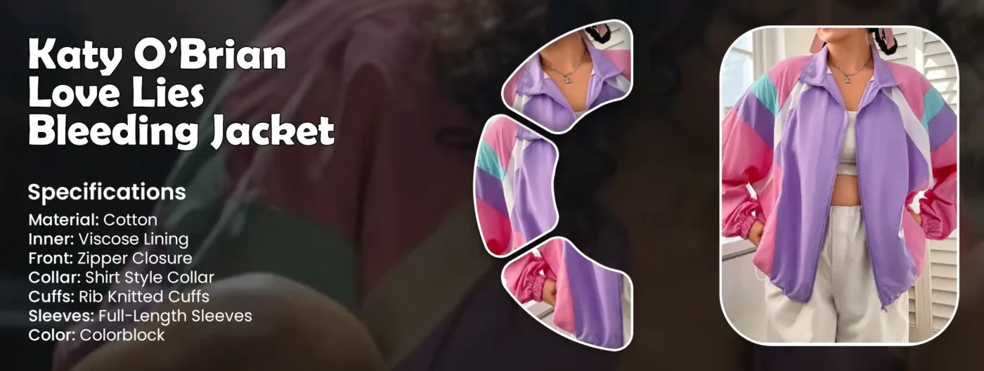 Love Lies Bleeding 2024 Katy O&rsquo;Brian Multicolor Jacket