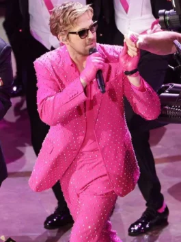Oscar 2024 Ryan Gosling Pink Suit