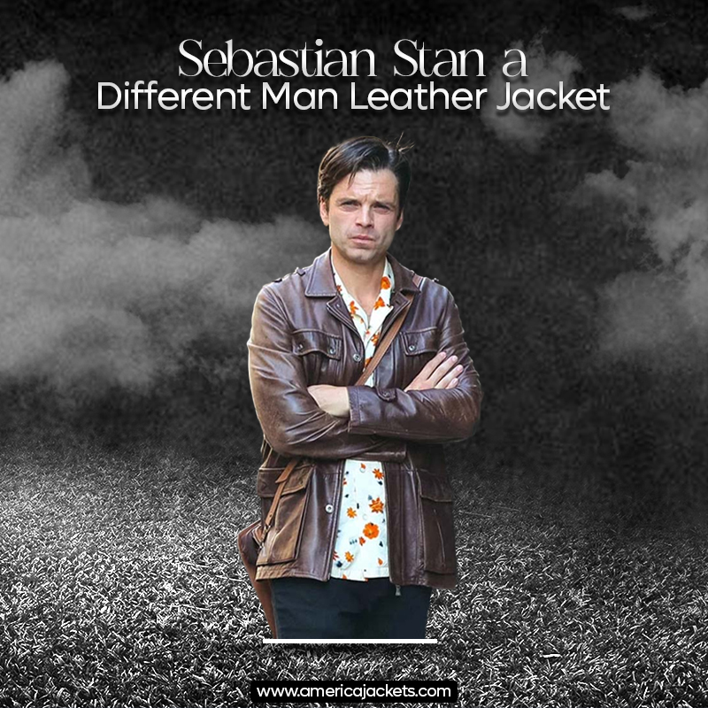 Sebastian Stan a Different Man Leather Jacket