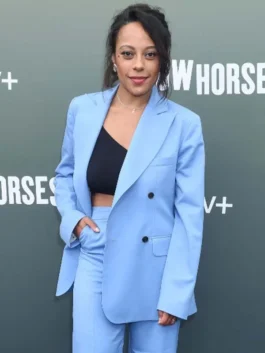 Slow Horses Louisa Guy Blue Blazer