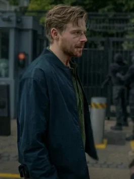 Slow Horses River Cartwright Blue Jacket back