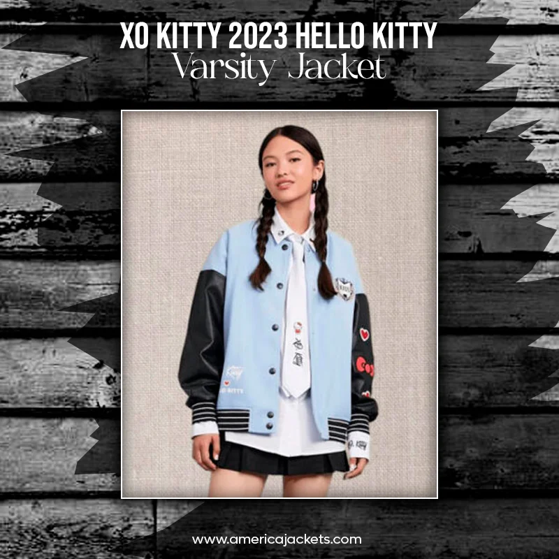 XO Kitty 2023 Hello Kitty Varsity Jacket