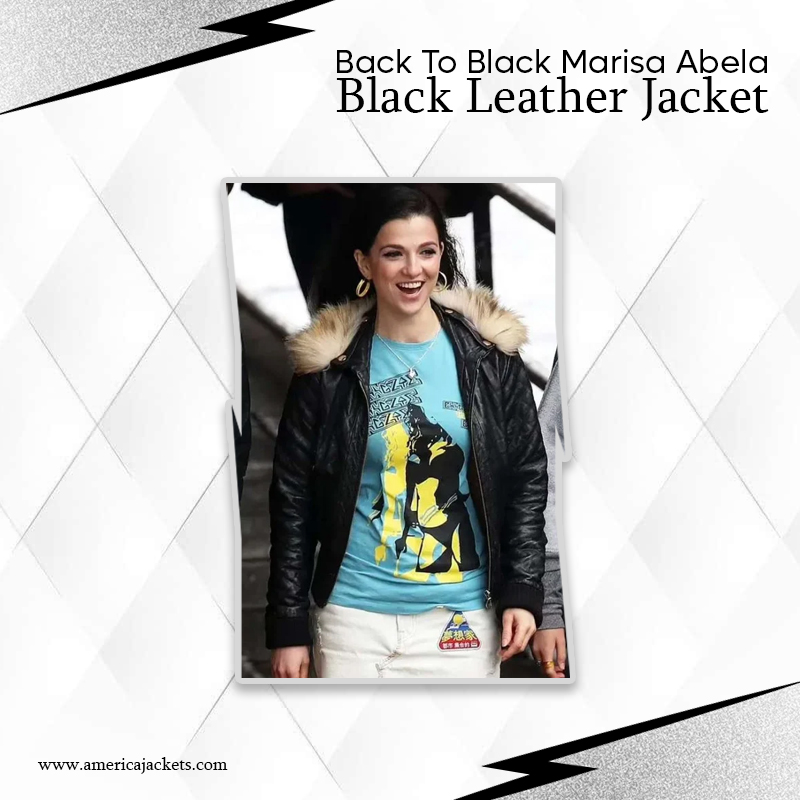 Back To Black Marisa Abela Black Leather Jacket
