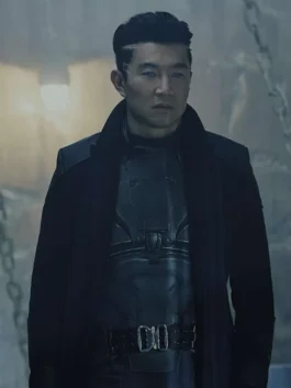 Atlas Simu Liu Black Trench Coat