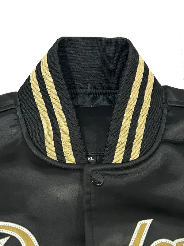 Black Patches LA Dodgers Gold Jacket - Image 4