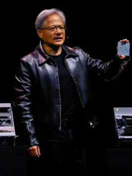 CEO Jensen Huang Nvidia Leather Jacket