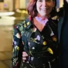 Carrie Preston Floral Trench Coat