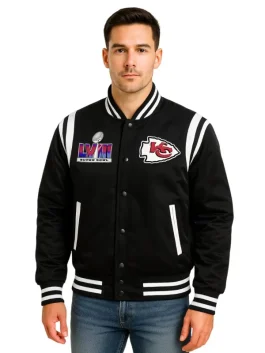 Champions Chiefs Super Bowl LVIII Black Jacket