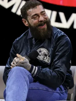 Cowboys Post Malone Satin Jacket