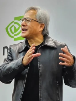 Jensen Huang Nvidia Leather Jacket