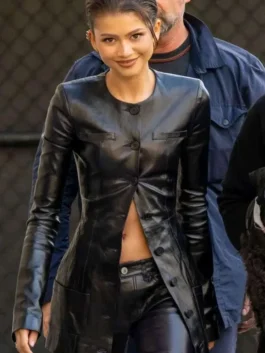 Jimmy Kimmel Live Zendaya Leather Jacket