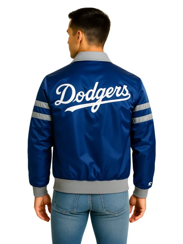 LA Dodgers The Captain II Varsity Jacket (Back)