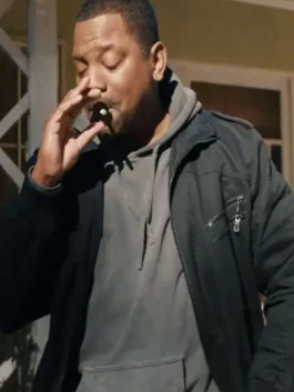 Lights Out Mekhi Phifer Black Jacket