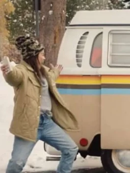 Lucy Lin Beige Quilted Jacket