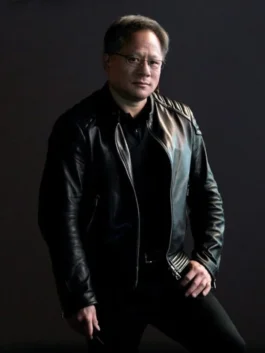 NVIDIA CEO Jensen Huang Leather Jacket