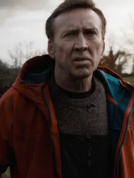 Nicolas Cage Arcadian Red Hooded Jacket