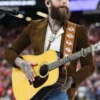Super Bowl Post Malone Brown Blazer