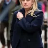 The Veil Elisabeth Moss Blue Coat