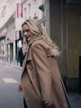 The Veil Elisabeth Moss Trench Coat