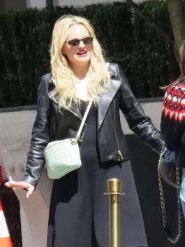 The Veil Imogen Salter Black Leather Jacket