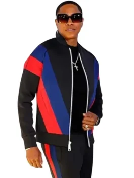 iHeartRadio Jessica Betts Bomber Jacket model