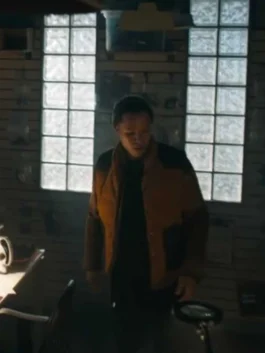 Bob Exley Tracker Yellow And Black Puffer Jacket