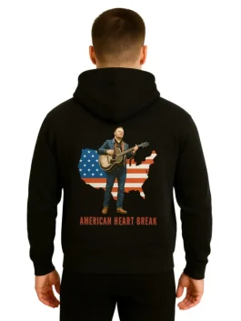 Bryan Black Pullover Hoodie (Back)
