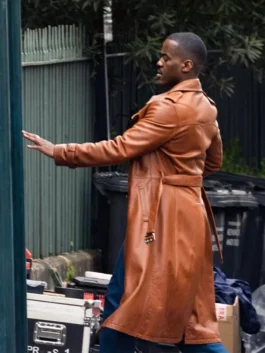 Doctor Brown Leather Coat