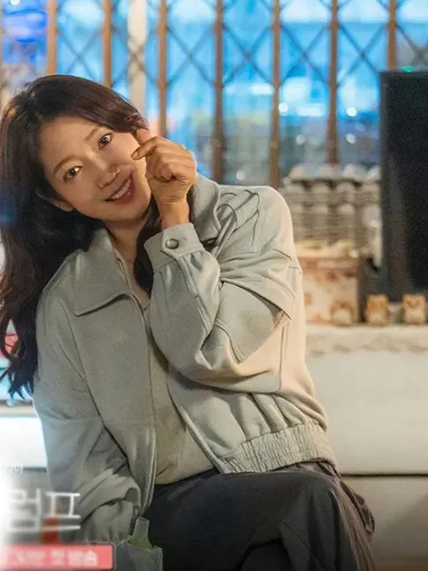 Doctor Slump Park Shin Hye Grey Jacket