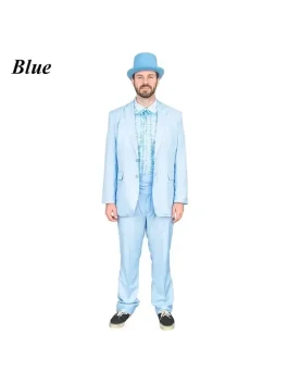 Dumb and Dumber blue suit costume for adults inspired by the movie, perfect for fans searching dumb and dumber suits for sale.