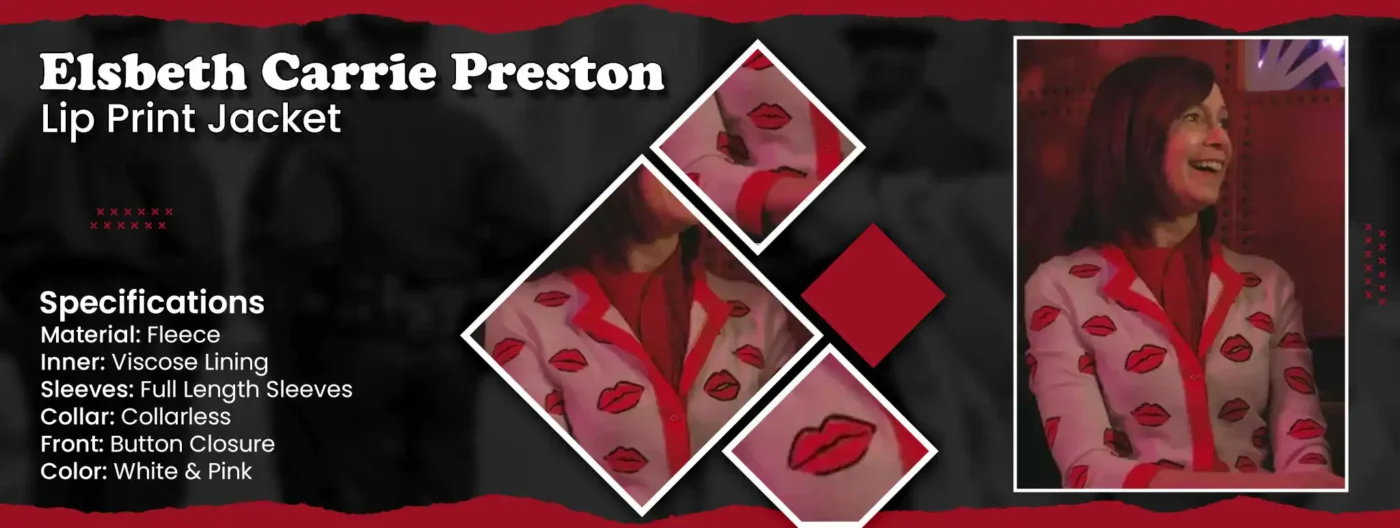 Elsbeth-Carrie-Preston-Lip-Print-Jacket