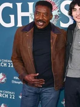 Ernie Hudson Ghostbusters Frozen Empire Leather Jacket