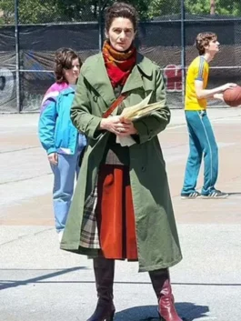 Gaby Hoffmann Green Coat