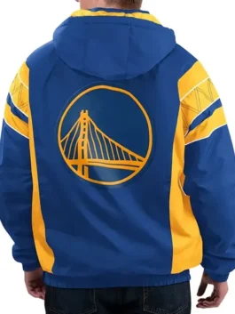 Home Team Golden State Warriors Half-Zip Jacket