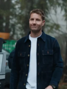 Justin Hartley Tracker Tv Series Colter Shaw Blue Jacket