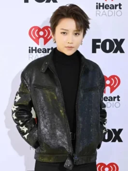 Liu Yuxin Leather Jacket