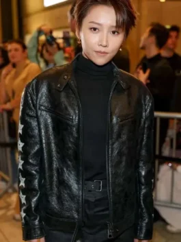 Liu Yuxin iHeartRadio Music Awards Leather Jacket