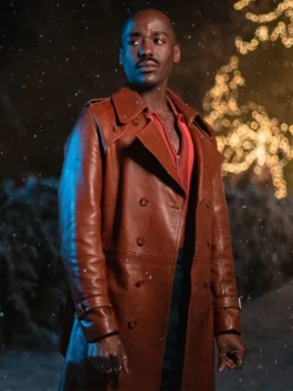 Ncuti Gatwa Doctor Who Fifteenth Doctor Leather Coat For Sale