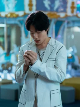 Ryu Jun Yeol White Blazer